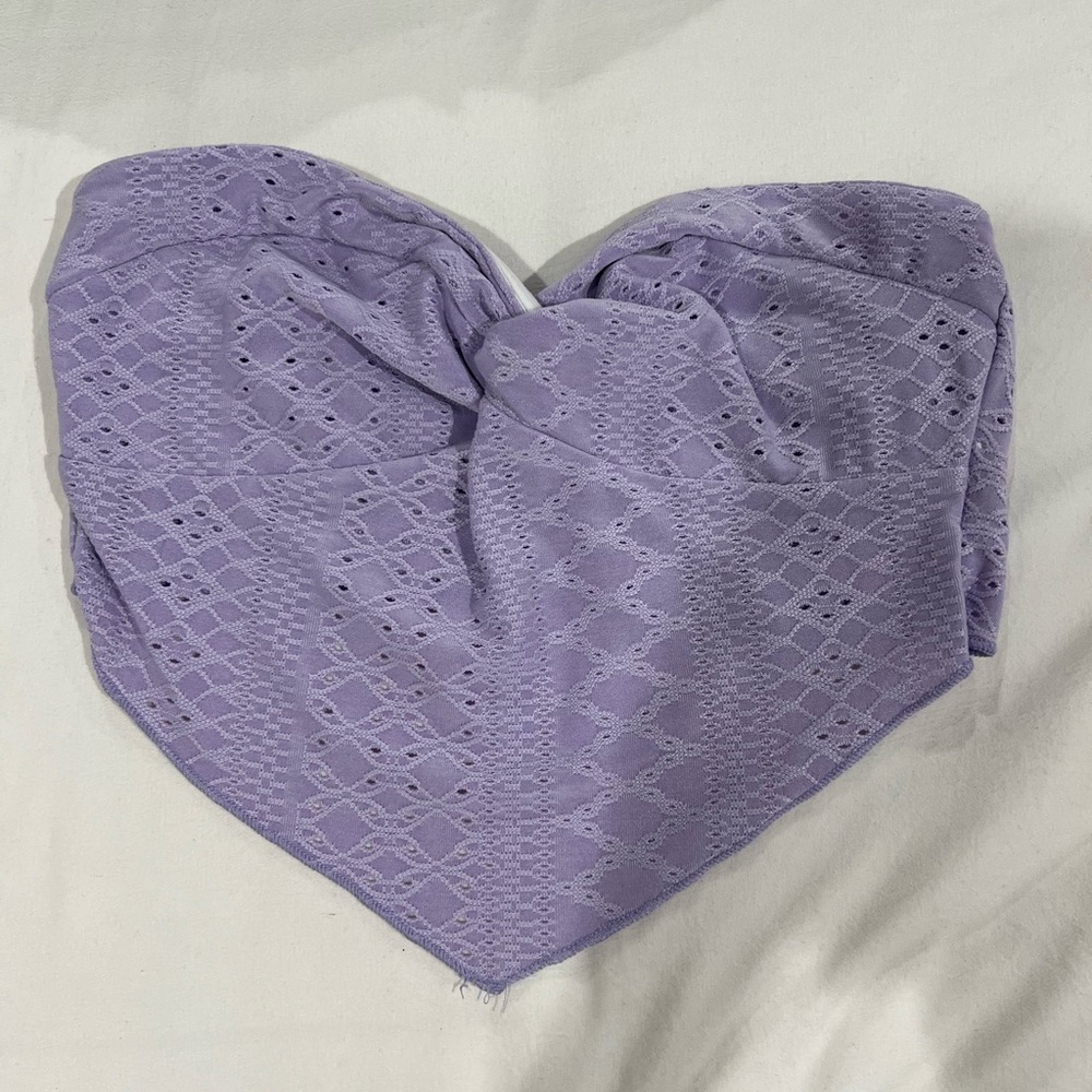 Light purple tube top